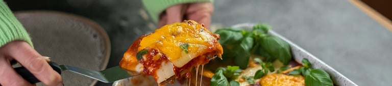 Baked pasta dish restaurant food photography in London - Fred Art Studio