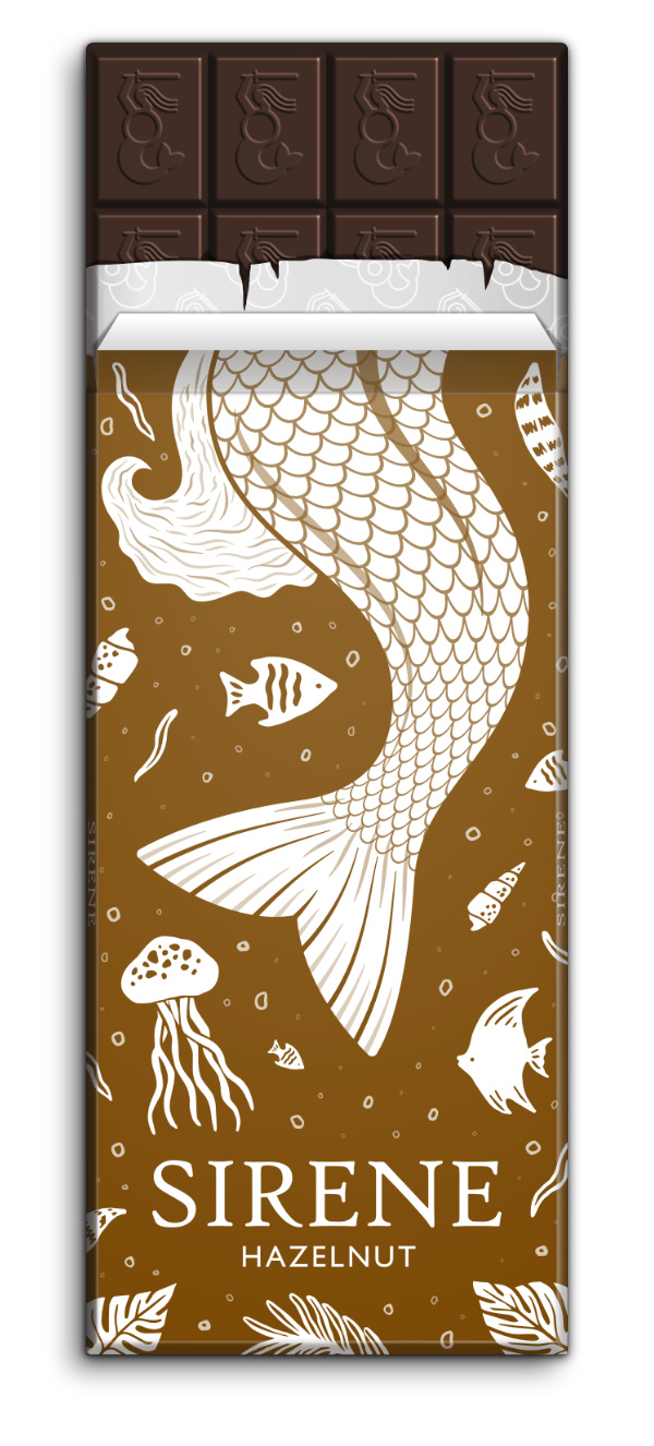 Sirene Chocolate with hazelnuts