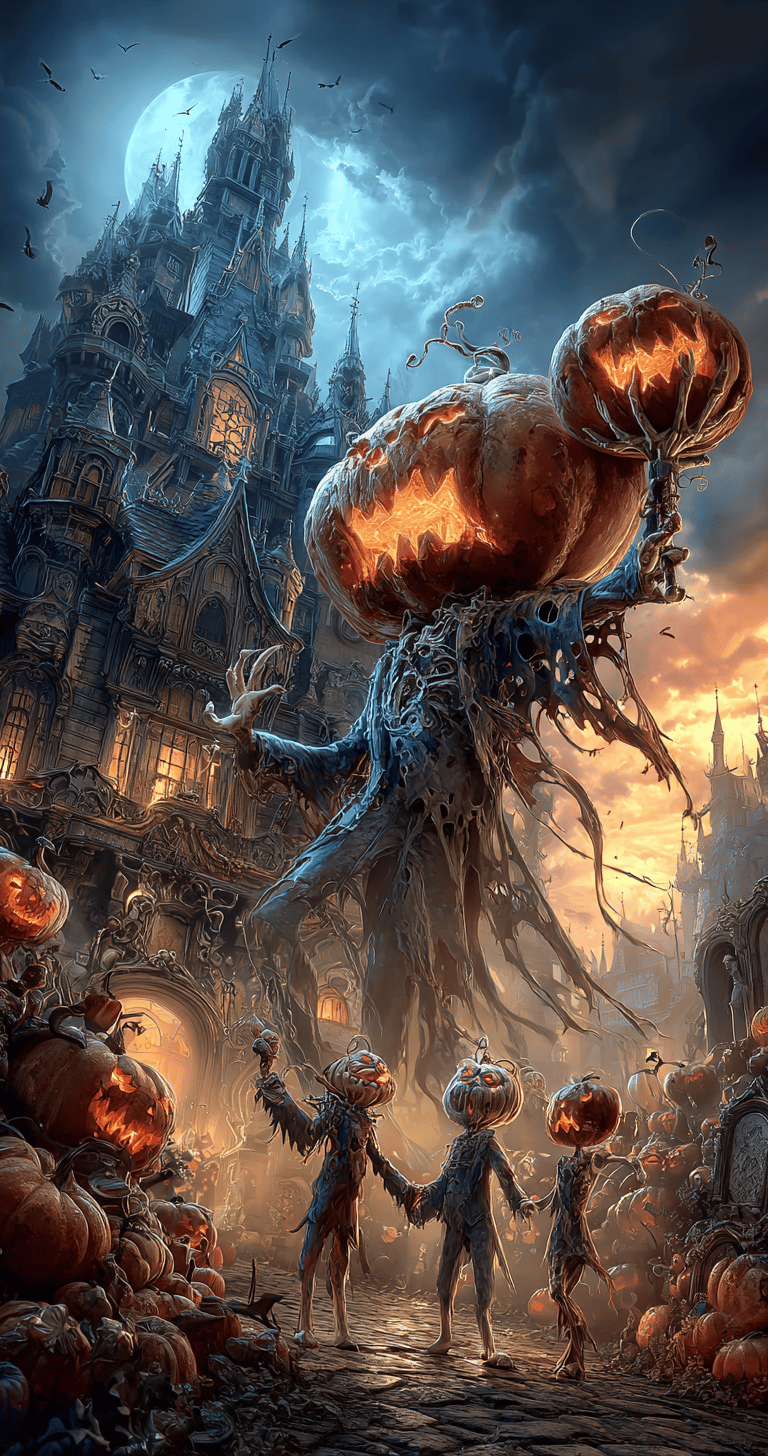 haunting halloween night