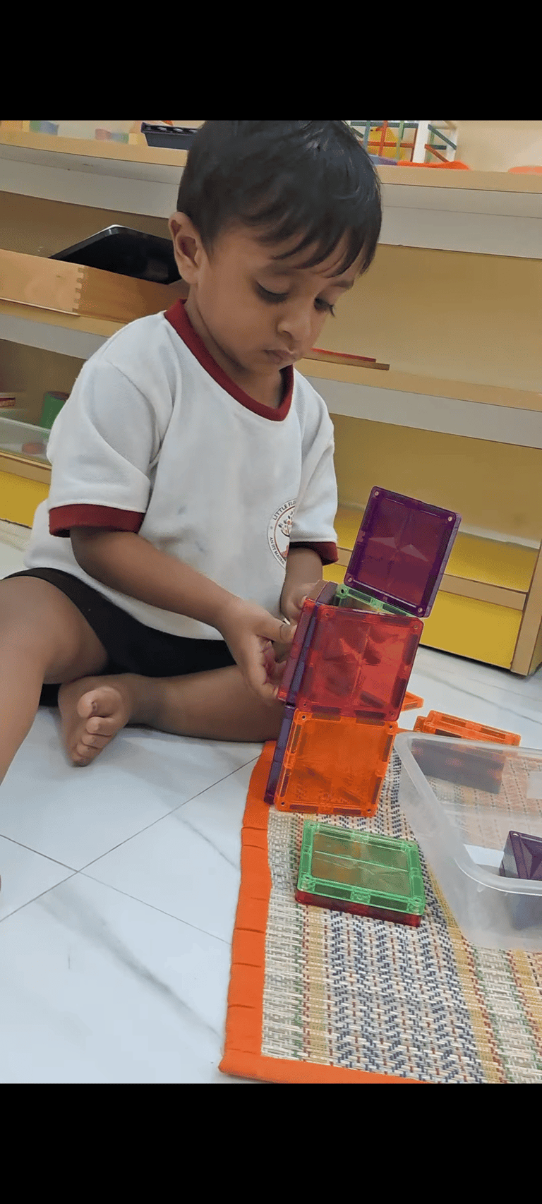 kid enjoying free open ended play