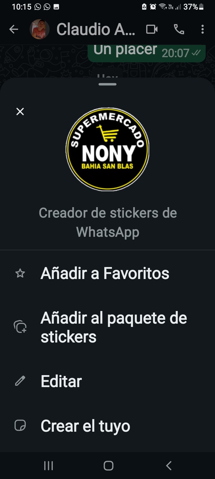 DUEÑOS SOCIOS EMPLEADOS DEL SUPERMERCADO NONY PARTICIPARON DE LA CREACIÓN DEL PULPO RENACIDO EN SAN 