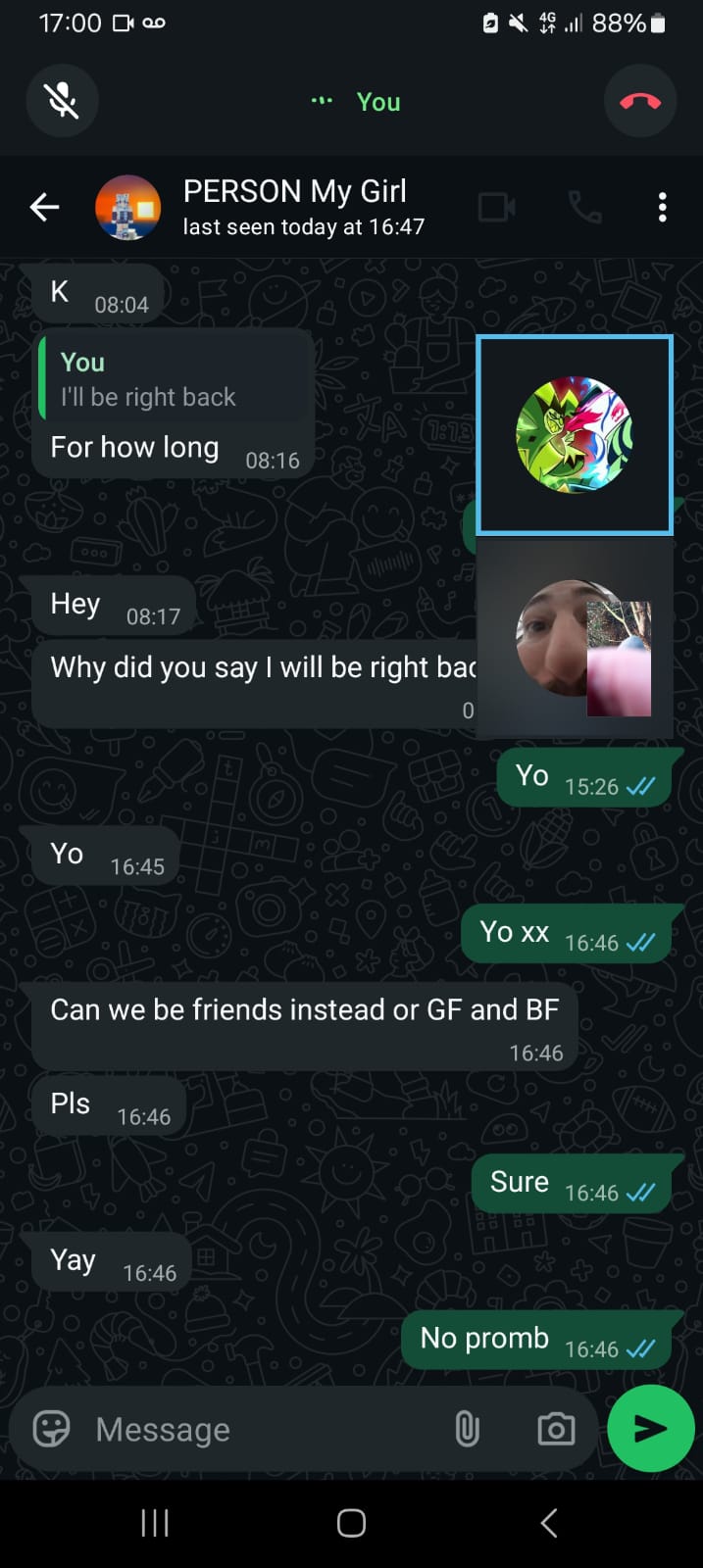 Aiden's New EX (not me) breaking up with him