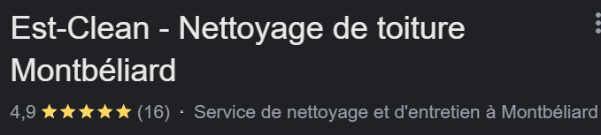 Nettoyage de toiture à Belfort