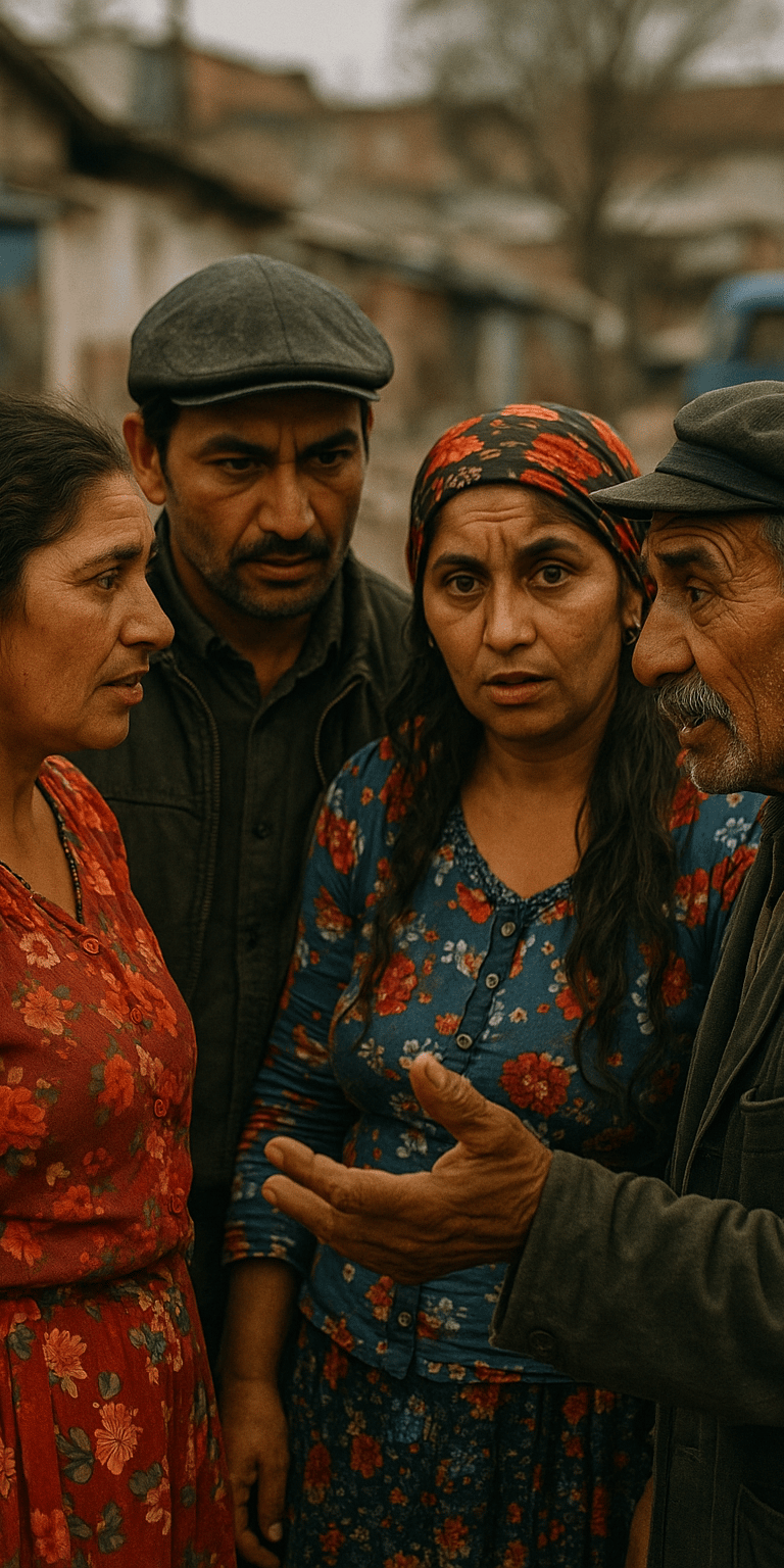 Des Roms discutent Pour la Journée mondiale de la langue Romani