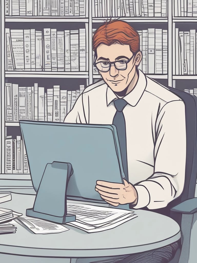 A person is sitting on the floor surrounded by tax forms and documents, holding a piece of paper in one hand. There is a smartphone with a calculator app open, and a pen placed on one of the documents.