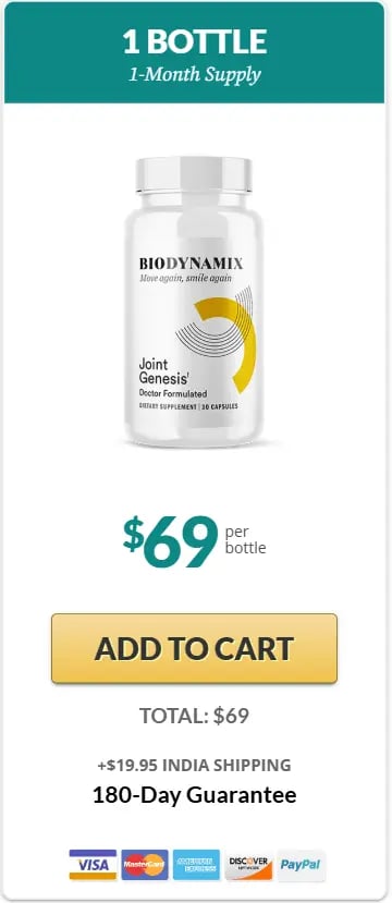 Joint Genesis one bottle offier price