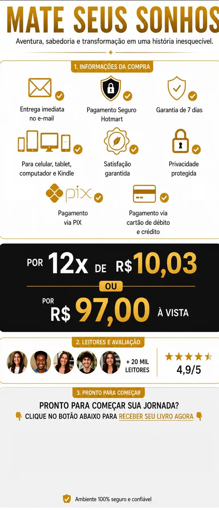 Mate Seus Sonhos CTA