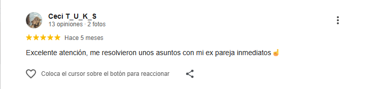 cliente satisfecho con el servicio