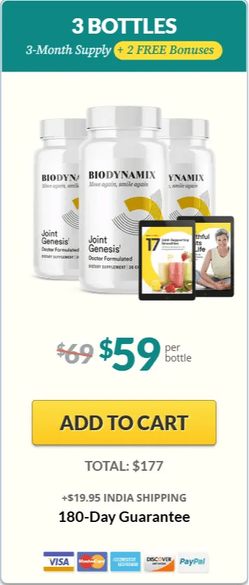 Joint Genesis three bottles offier price