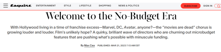 Fair Play Films low budget