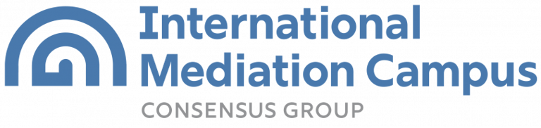The logo of the International Mediation Campus