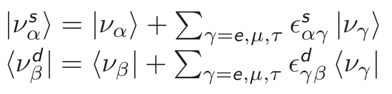 pertubatoins due to nsi