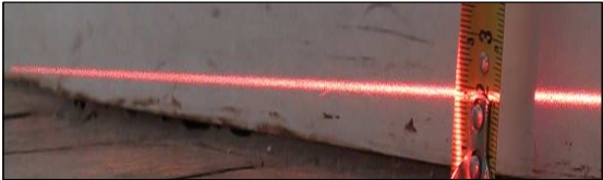 CJR AUDITS mesure de planité au laser, tassements différentiels