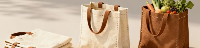 Sacs de courses réutilisables remplis de fruits et légumes frais, service d'aide aux course