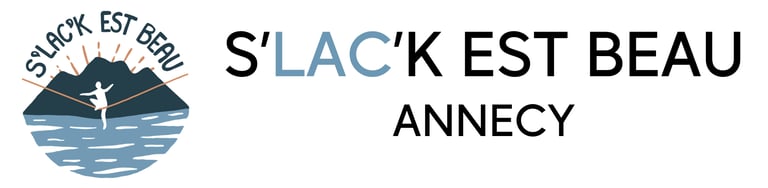 Logo de l'association de slackline highline d'Annecy Slackestbeau