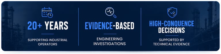 Industrial engineering investigation experience and client portfolio.