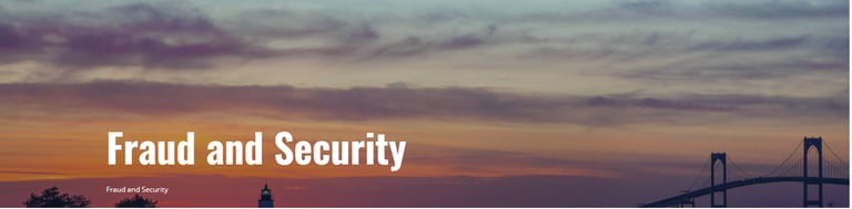 A generic picture titled fraud and security