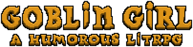 Goblin Girl, Pixel Art, Title, Vaughan Farrar, Lit RPG
