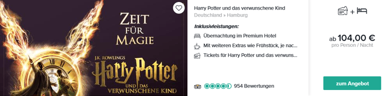 Travelcircus Harry Potter Deal Hamburg