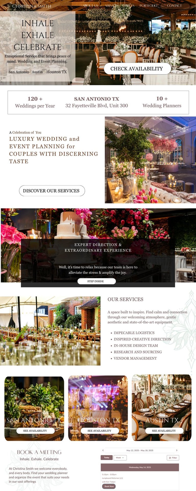 web design for wedding planners msmdigital
