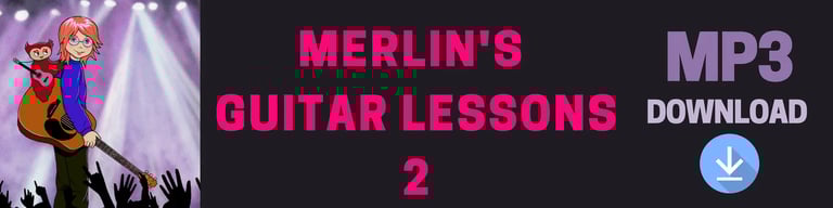 Free Audio Download - Merlins Guitar Lessons Book 2