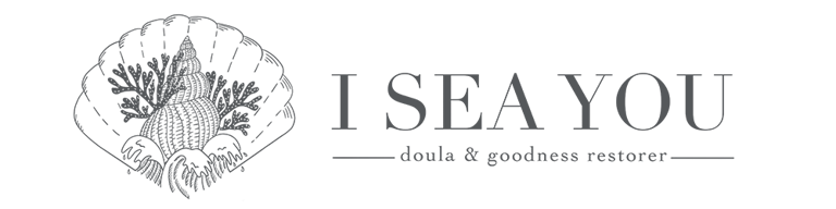 a black and white logo with the words i sea you