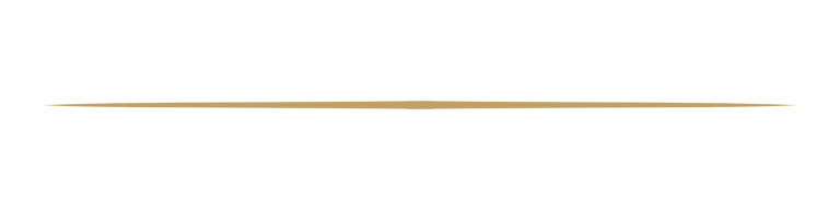 Minimalist gold line divider graphic isolated on a solid black background.