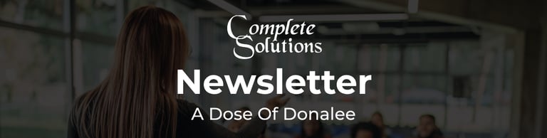 Donalee Newsletter