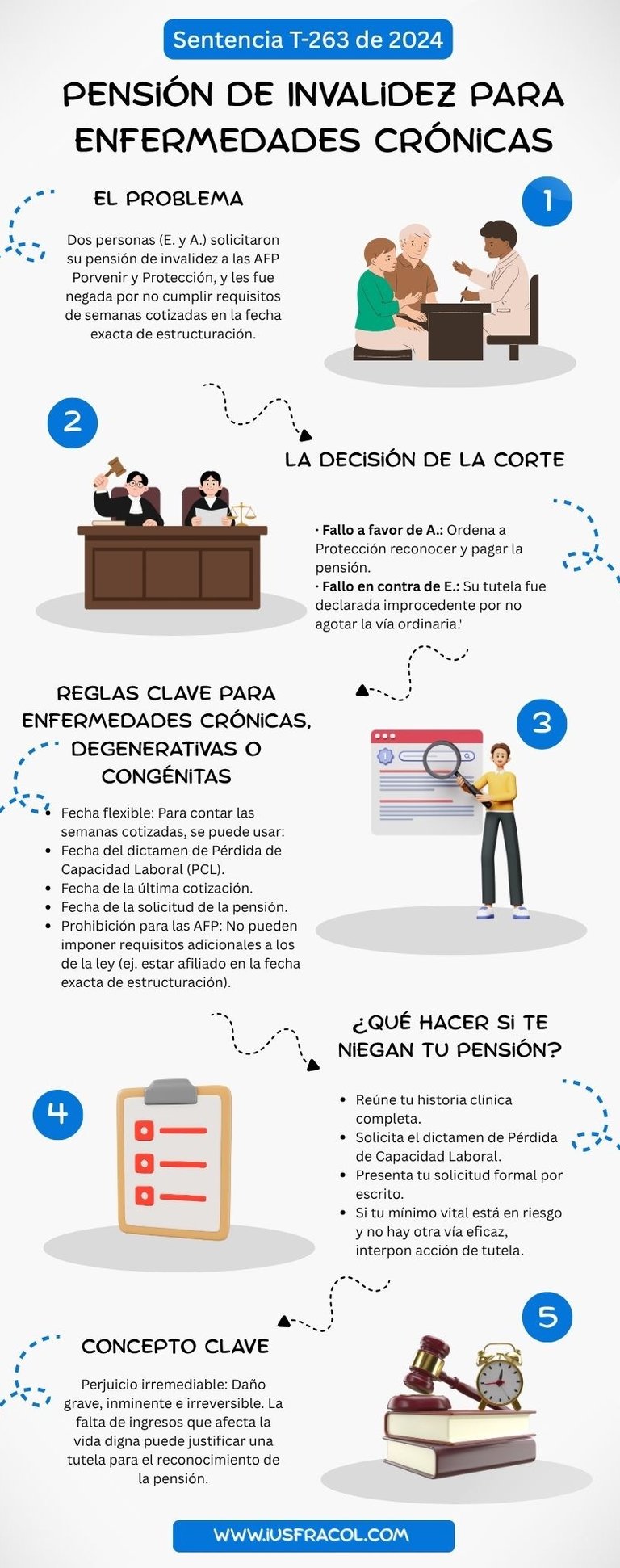 Infografía Esquema de la Sentencia T-263 de 2024 de la Corte Constitucional