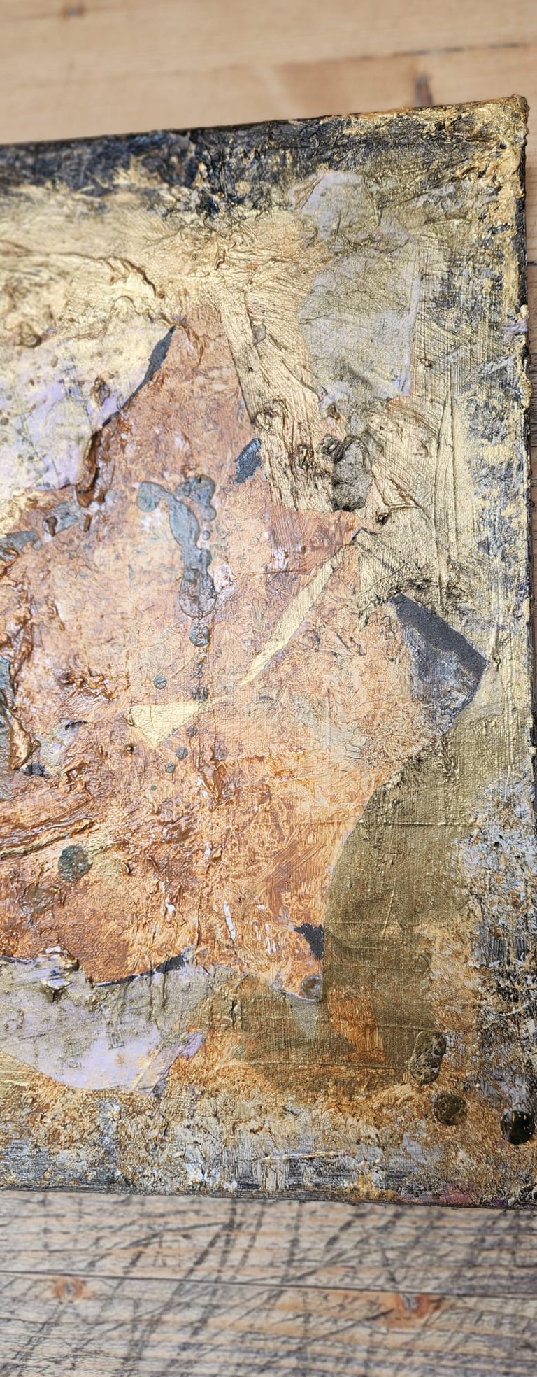 cuadro abstracto  de Eva Mas artista emergente