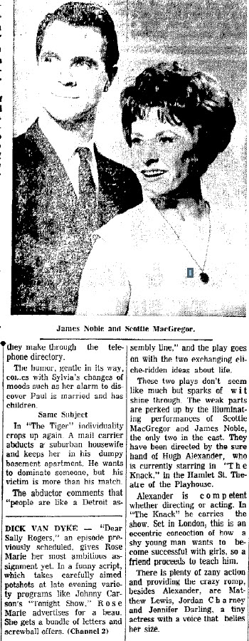 Katherine MacGregor Newspaper article