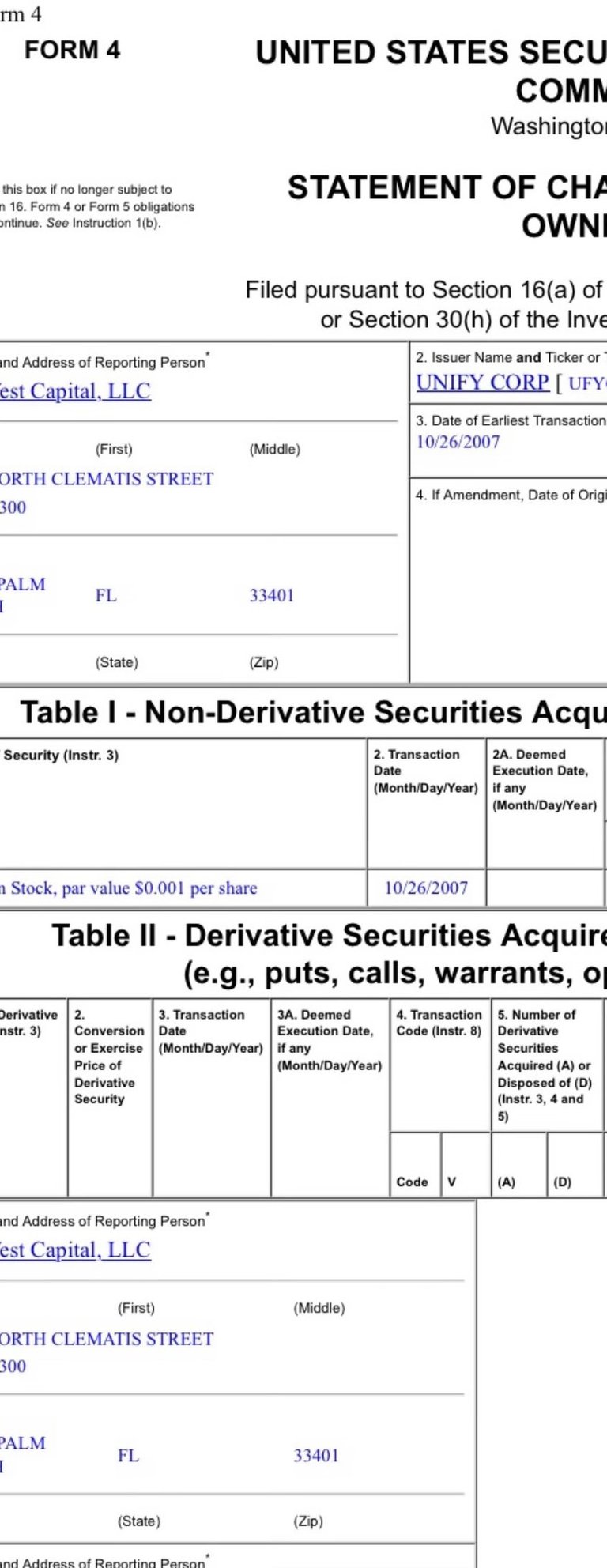 Trustee Wirum missed the John Unify