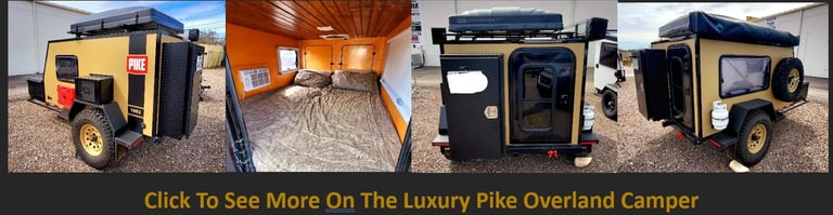 Elite luxury pike outdoor overland camper in texas