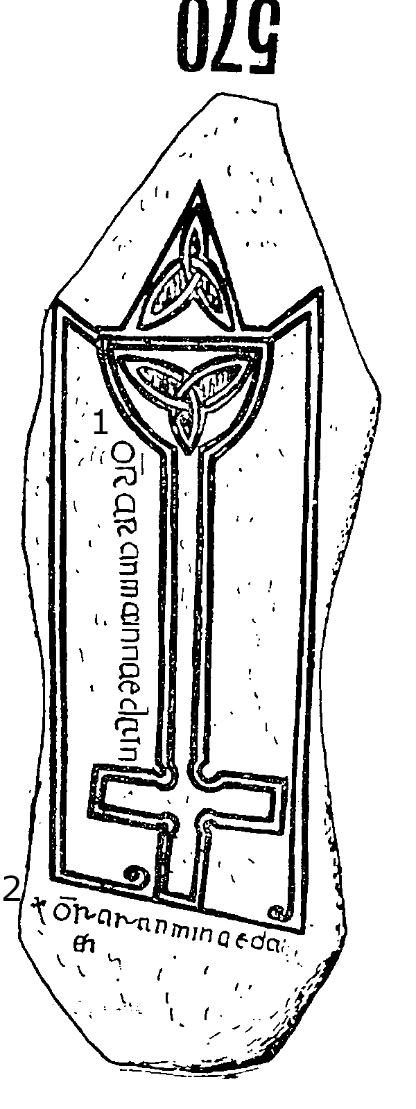 Killamery Runestone 570  - Barony of Kells, County Kilkenny, Ireland