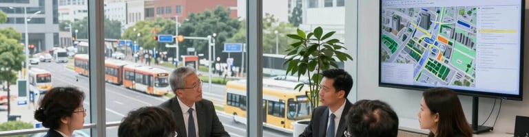 A sleek, minimalistic workspace with a laptop displaying data charts and a notebook beside it.