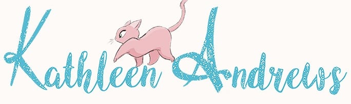 Kathleen Andrews Illustrator Artist Pink Cat Artwork Art