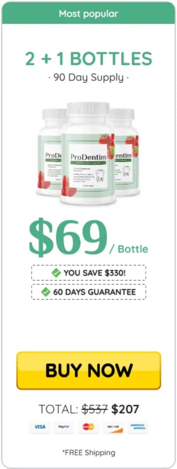 prodentim three bottles offer