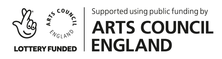 Logo: Arts Council England Lottery Funded