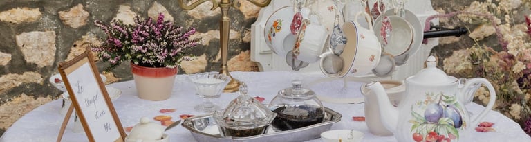 Tea party décoration éco responsable dans le Loiret