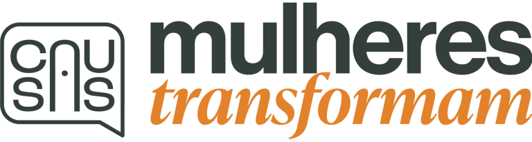Logo do projeto "Mulheres Trasformam", uma iniciativa do Vakinha Causas