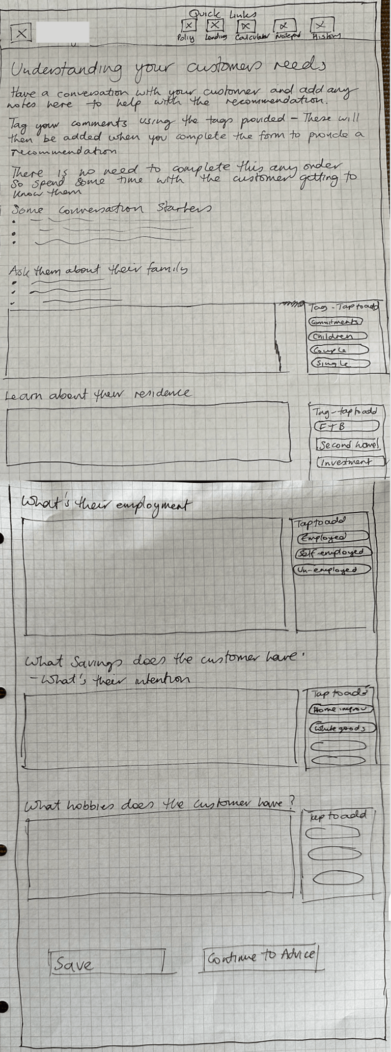 Alternative fullpage sketch of the digital capture tool