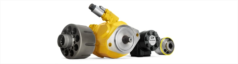 Componentes OEM de sistema hidráulico para maquinaria pesada, incluyendo mangueras, conexiones, bomb