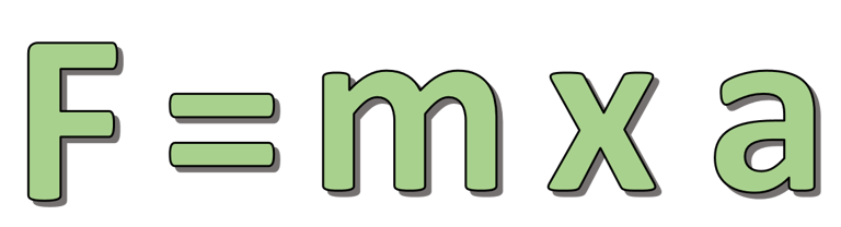 newton's second law equation