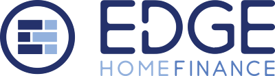 a logo for edge home finance