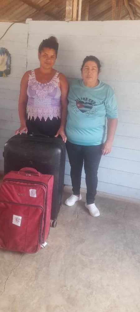 Volunteer delivering medical supply suitcases to Holguin, Cuba for A Lot of Love For Cuba