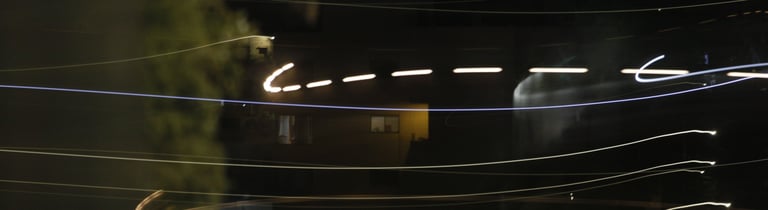 Long exposure night photography abstract light trails & motion blur delightful Impressions