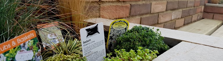 Colourful Garden Makeover Brick Seating Planer Bar New Lawn