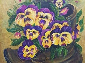 Pansy flowers