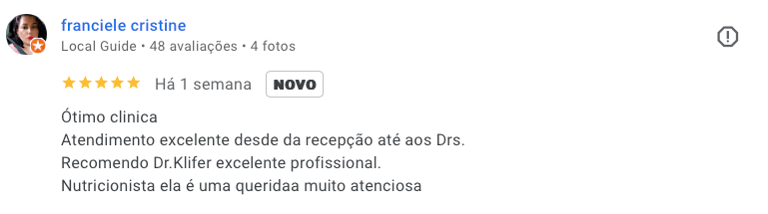 depoimento para dr klifer