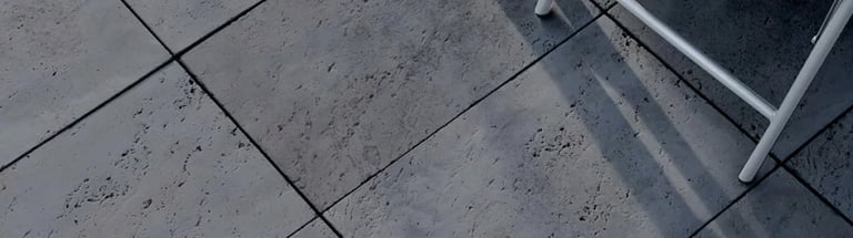 Travertine plytelės terasoms